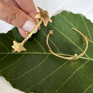 Star Loop Earrings