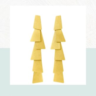 Golden Cascade  Earrings