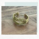 Golden Grass Knot Bracelet