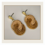 Blush & Gold Capim Earrings
