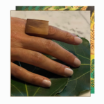 Natural Wood Statement Ring